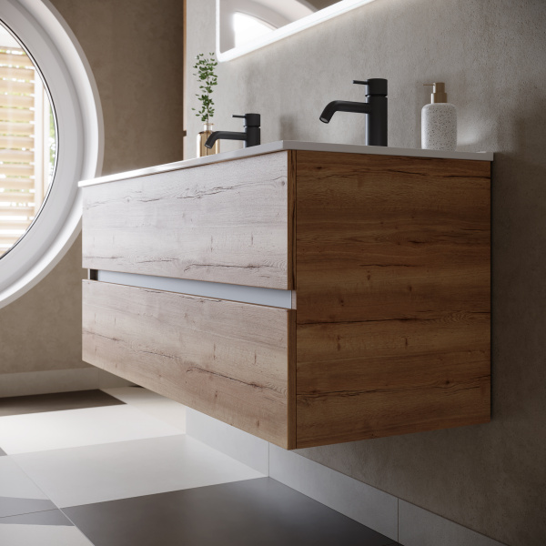 Тумба под раковину Sancos  Urban UR120-2EG дуб галифакс натуральный